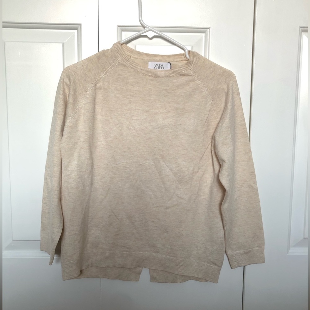 Zara Kids Cream Sweater